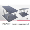 carport - zadaszenie - wersja z podwójną podporą 1